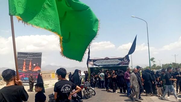 راهپیمایی دلدادگان حسینی در شهرستان سمنان