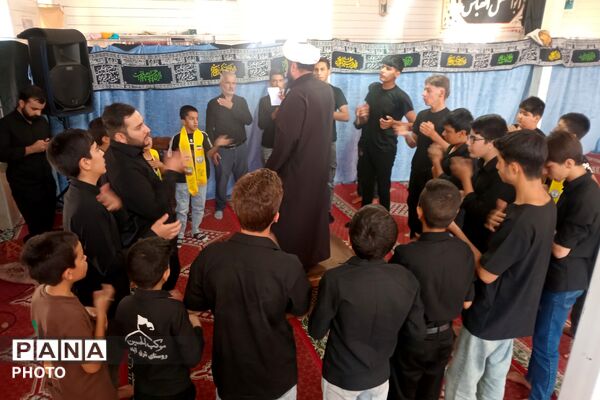 شور حسینی نوجوانان پیشتاز ارسنجانی در سوگواره «احلی من العسل»