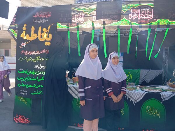 دبستان شهید کشاورز در سوگ فاطمیه