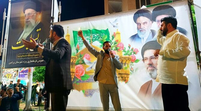 اجتماع باشکوه مردمی در شهرستان ورامین