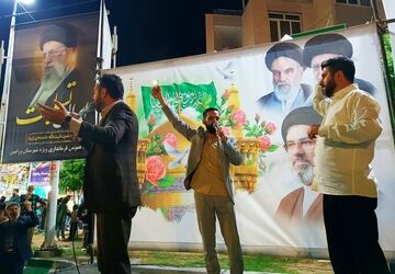 اجتماع باشکوه مردمی در شهرستان ورامین