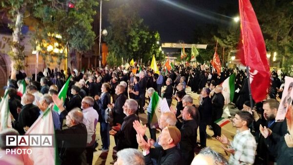 مراسم باشکوه عزاداری محرم همراه با تجمع در مسجد جامع شهرستان نیشابور