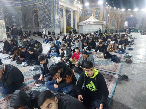 مراسم احیاء سومین شب قدر در حرم حضرت معصومه(س)