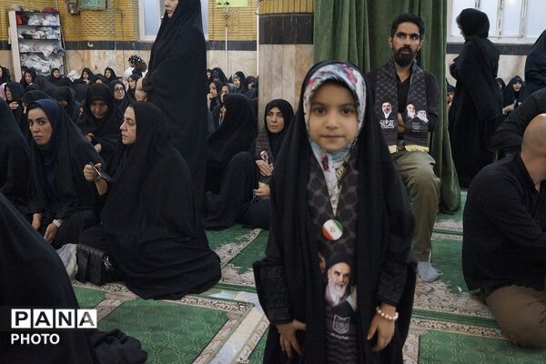 آیین یادبود رهبر شهید انقلاب اسلامی در مسجد جامع شهرستان قرچک