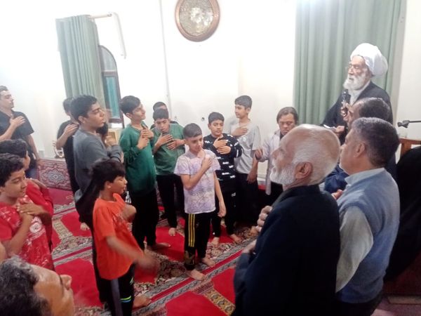 اعتکاف در مسجد حضرت‌‌‌ابوالفضل(ع) محله مارم باغ شهر فین  