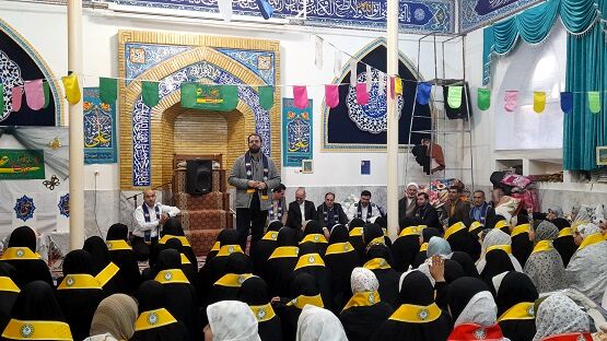 حضور قائم مقام وزیر در سازمان دانش‌آموزی در جمع دانش‌آموزان معتکف شهرستان اسفراین
