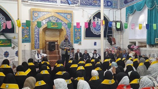 حضور قائم مقام وزیر در سازمان دانش‌آموزی در جمع دانش‌آموزان معتکف شهرستان اسفراین