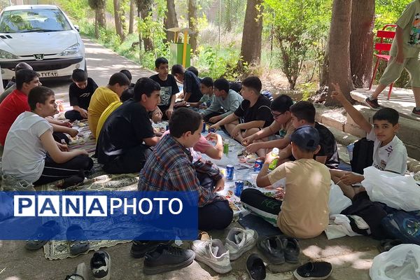 آخرین اردوی کلاس ششمی‌های آموزشگاه معارف۶ 