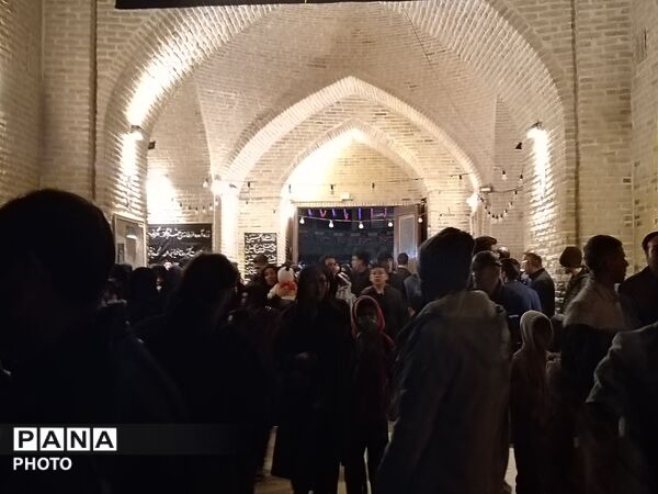 مراسم عزاداری برای شهادت امام خامنه ای در نیشابور 