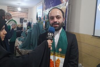 استقبال دانش آموزان قم از کاروان «در سایه‌سار خورشید»