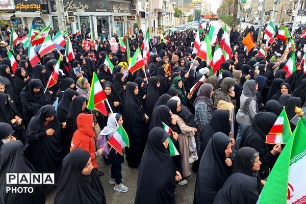 راهپیمایی روز قدس و تشییع شهید اقتدار در مرودشت