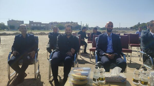آیین کلنگ زنی آموزشگاه جعفر برزگر ناحیه یک مشهد