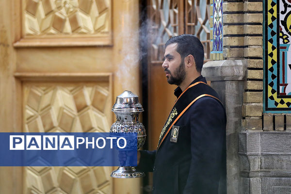 حرم کریمه اهل بیت در  شام شهادت حضرت زهرا(س)