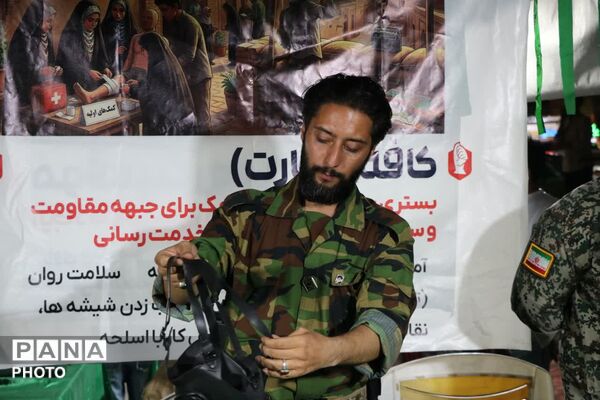  موکب نوجوانان مبارز در بلوار شهید قرنی مشهد
