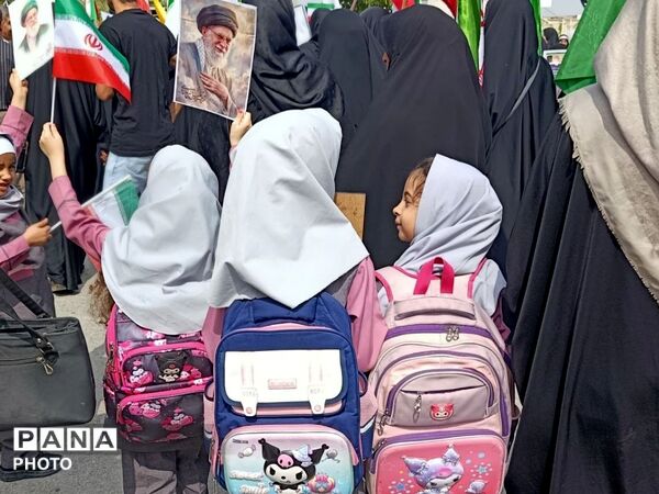 فرزندان انقلاب شهرستان شهیدپرور لامرد در روز قدس