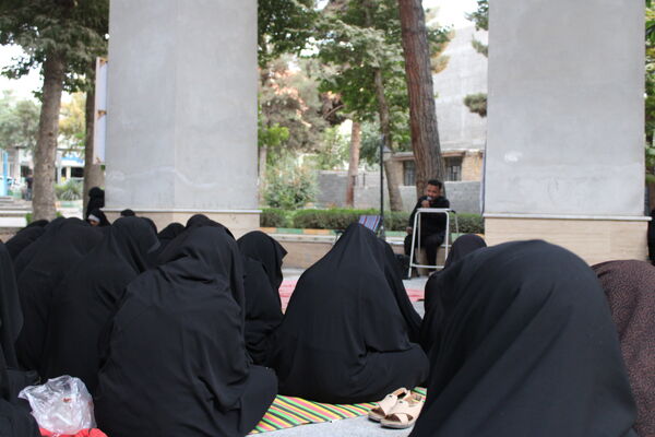 مراسم جاماندگان اربعین در کنار مزار شهدای سملقان