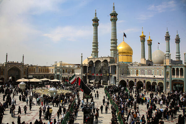 عزاداری اربعین سیدالشهدا(ع) در حرم حضرت معصومه(س)