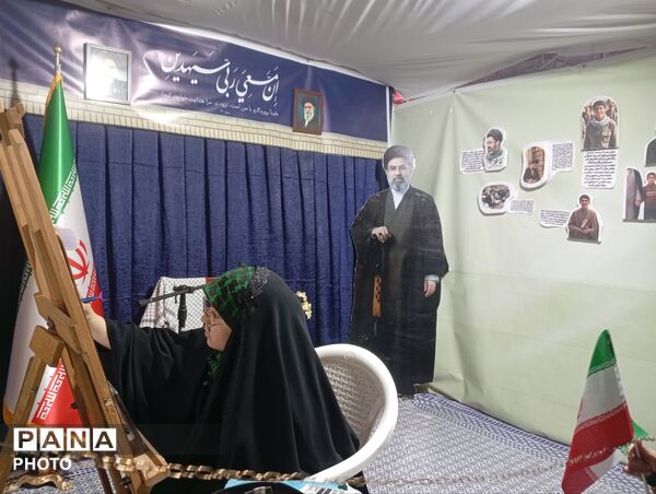 حضور مردم شهرستان نظرآباد در چهلم شهدای میناب 