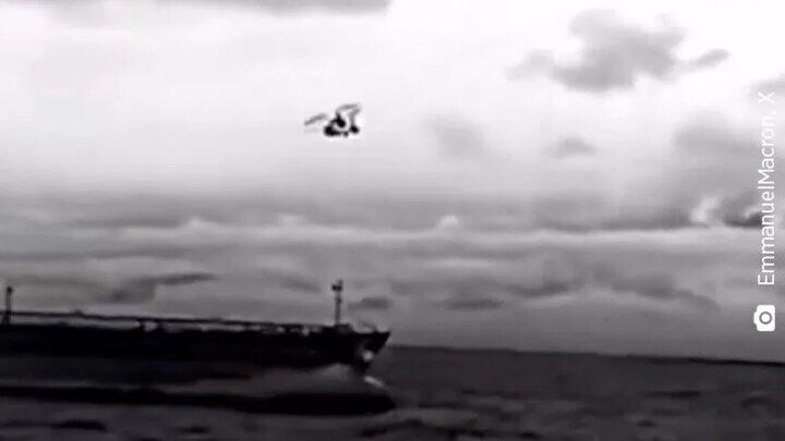 ماکرون: یک نفتکش را در اقیانوس هند توقیف کردیم