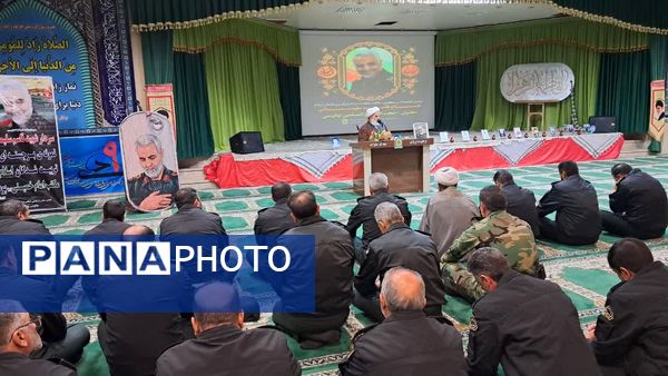 مراسم گرامیداشت سالگرد شهادت سردار دل‌ها در فرماندهی انتظامی خراسان جنوبی 