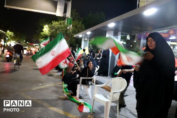  موکب نوجوانان مبارز در بلوار شهید قرنی مشهد