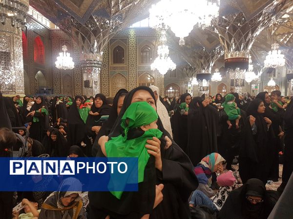 برگزاری بزرگترین اجتماع شیرخوارگان حسینی در حرم مطهر رضوی