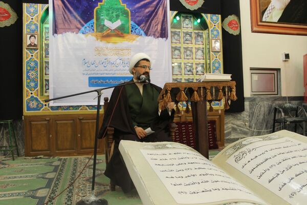 محفل قرآنی دانش آموزان در گلوگاه