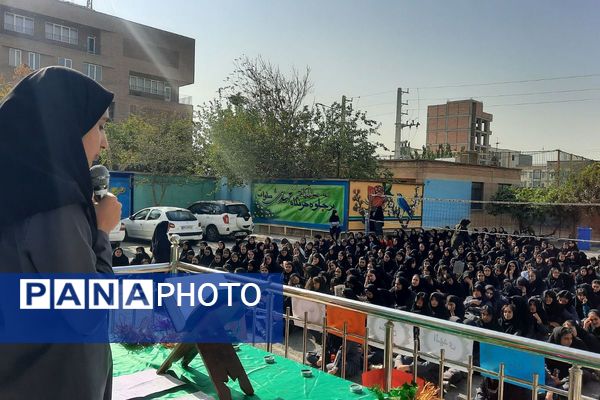 افتتاحیه طرح مصباح الهدی در هنرستان تاجیک بهارستان دو