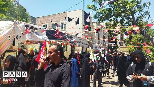 موکب جهان محله امام خامنه ای شهید در خیابان مصباح یزدی مشهد 