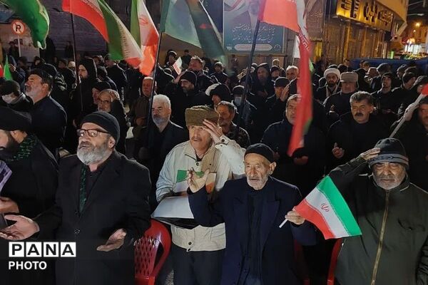 بیست‌و‌نه شب حمایت خیابانی مردم غیور فیروزکوه