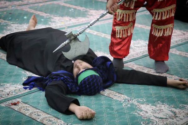 آیین تعزیه‌خوانی واقعه عاشورا در شهر اهرم تنگستان