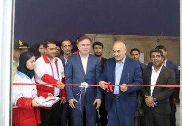 افتتاح ساختمان جمعیت هلال احمر شهرستان جم