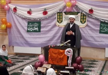 ضیافت افطاری دانش‌آموزان آموزشگاه دخترانه شهدای گمنام