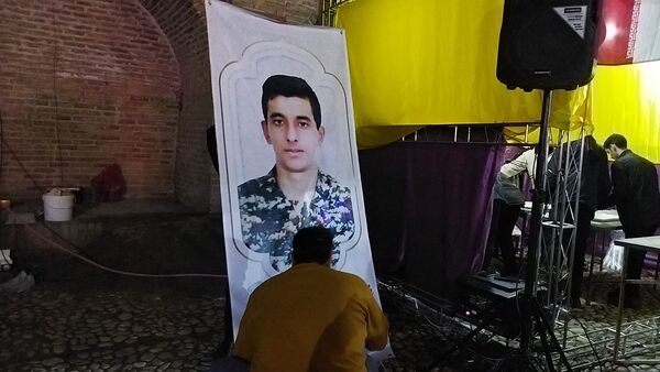 حضور نوجوانان و جوانان در فعالیت موکب امیر المومنین نیشابور 