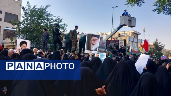 تشییع 8 شهید پدافند هوایی ارتش و هوافضای سپاه در قم