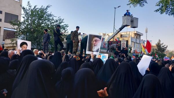 تشییع 8 شهید پدافند هوایی ارتش و هوافضای سپاه در قم
