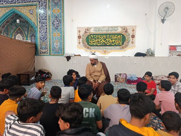 مراسم اعتکاف دانش‌آموزی در مسجد نور سندرک