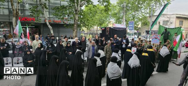 رژه باشکوه دختران معصومی شهرستان گرگان