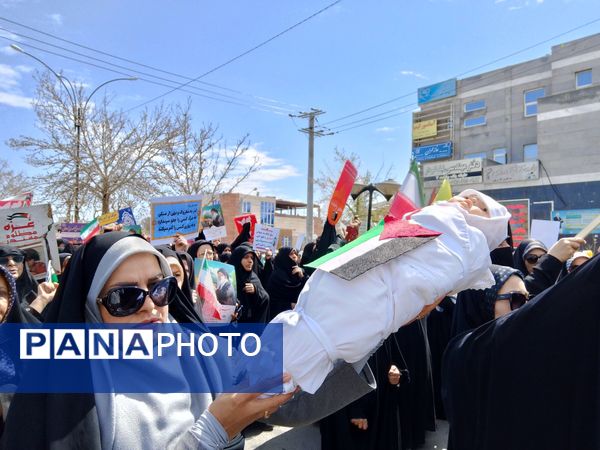 راهپیمایی باشکوه روز قدس در شهرستان گلبهار