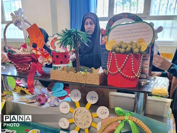 برپایی نمایشگاه دست سازه‌های قرآنی «طرح اتقان» در دبستان ابن سینا  ناحیه 3 کرج 