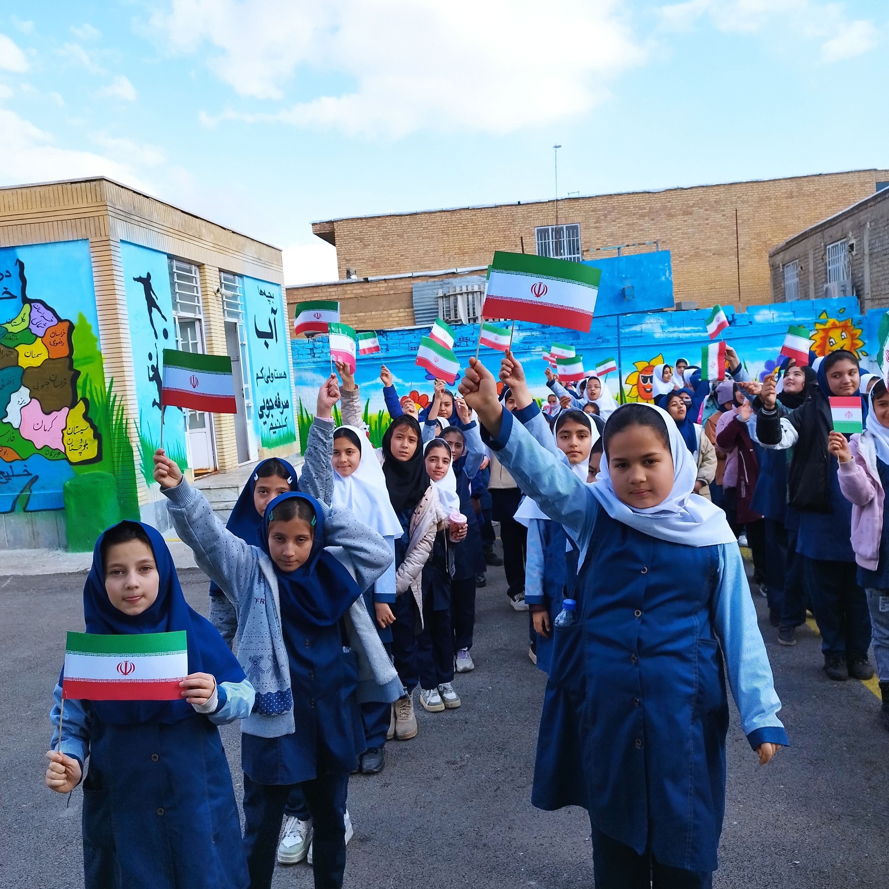 پنجمین سالگرد سردار قاسم سلیمانی در مدرسه شهید خاقانی شیروان