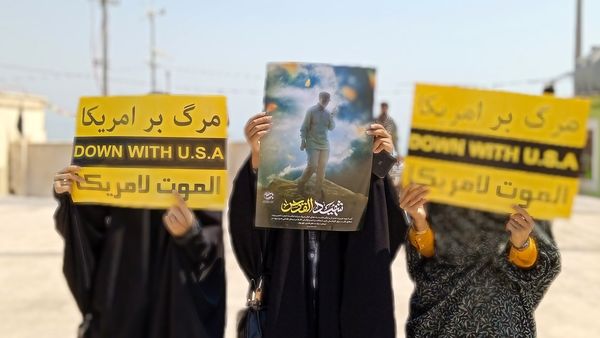 راهپیمایی روز قدس در جزیره هرمز‌