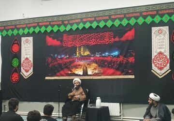 عزاداری دهه اول صفر در دبیرستان شهید بهشتی نیشابور