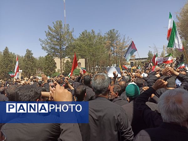 مراسم تشییع شهدای اقتدار در بیرجند