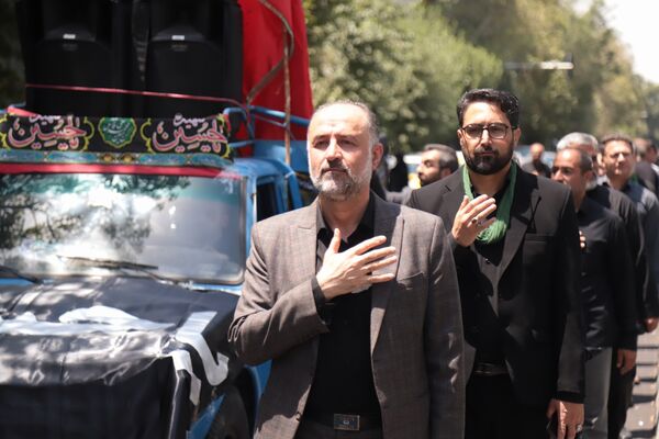 برپایی دسته عزاداری اداره‌کل آموزش و پرورش شهر تهران 