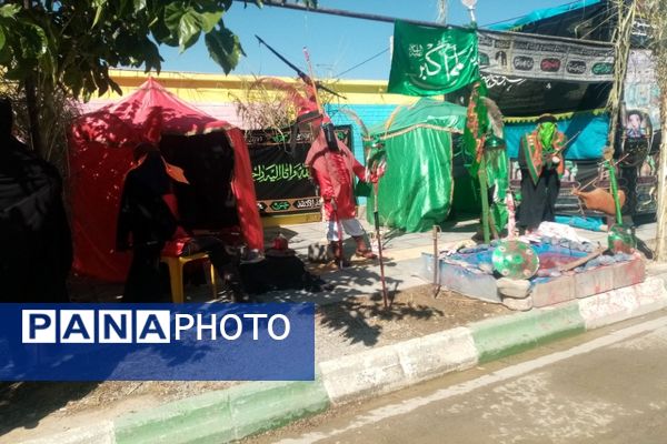 برگزاری مراسم گرامیداشت تاسوعای حسینی در شهر تیتکانلو 