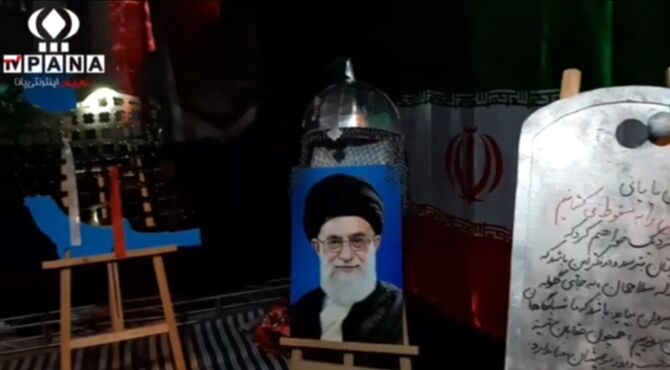 حضور بینظیر مردم کردکوی در شب سی و پنجم