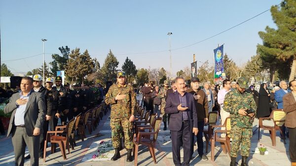 آیین گلباران مزار شهدای امامزاده محمد کرج