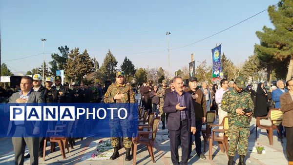 آیین گلباران مزار شهدای امامزاده محمد کرج