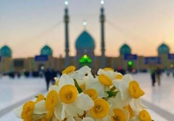 جشن چهل چراغ مردم آباده برای  مهدی موعود